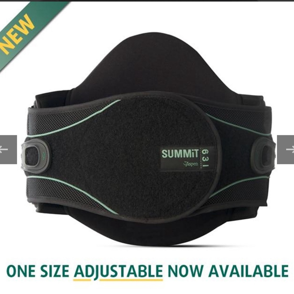 Evergreen adjustable back brace